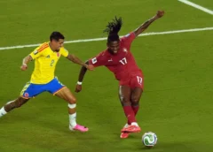 Colombia primera de grupo al empatar con Portugal