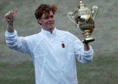 Italiano Sinner remonta ante el alemán Zverev y vuelve a levantar el trofeo de Wimbledon